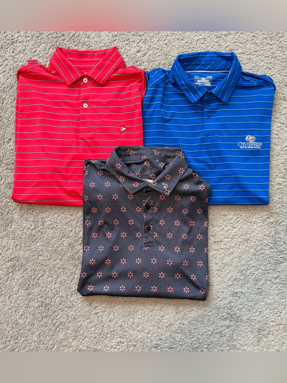 Premium Men’s Golf Polos - Swannies, Hilton Head Under Armour, Fairway & Green